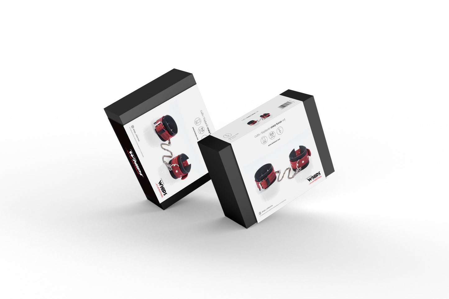 Cuffs Crazy Horse Red L
