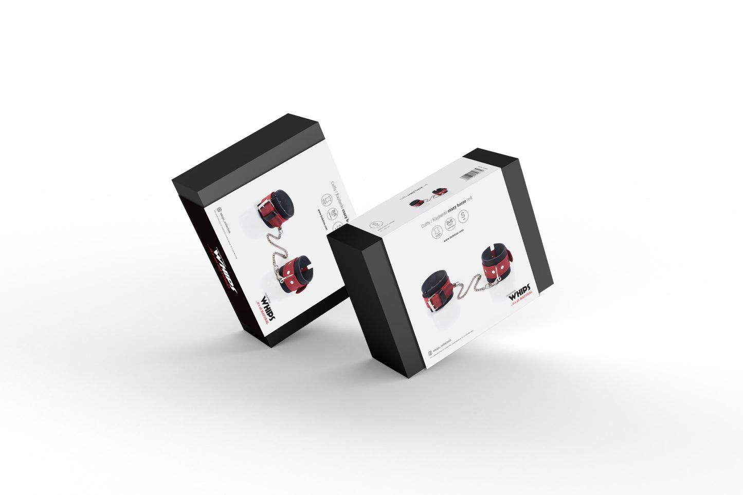 Cuffs Crazy Horse Red S