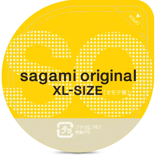 Sagami Original 0.02mm XL-size 1pc pack