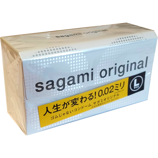 Sagami Original 0.02mm L-size Polyurethane condoms 12pc