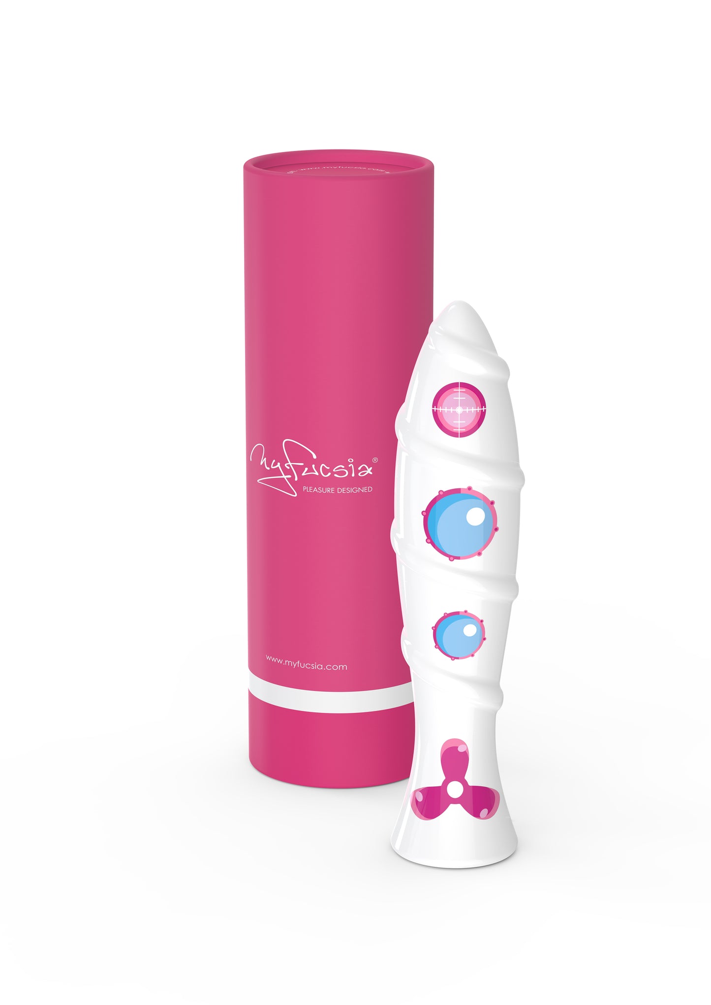 White Submarine Porcelain Dildo