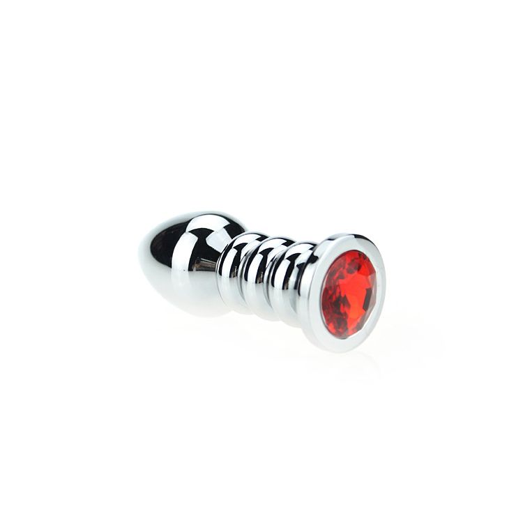 manticore anal plug Alive Anal Pleasure Plug Espiral Metal Pompón Violeta Osc M 1ud
