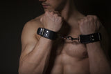 Handcuffs with snap hook for him Classic Collection