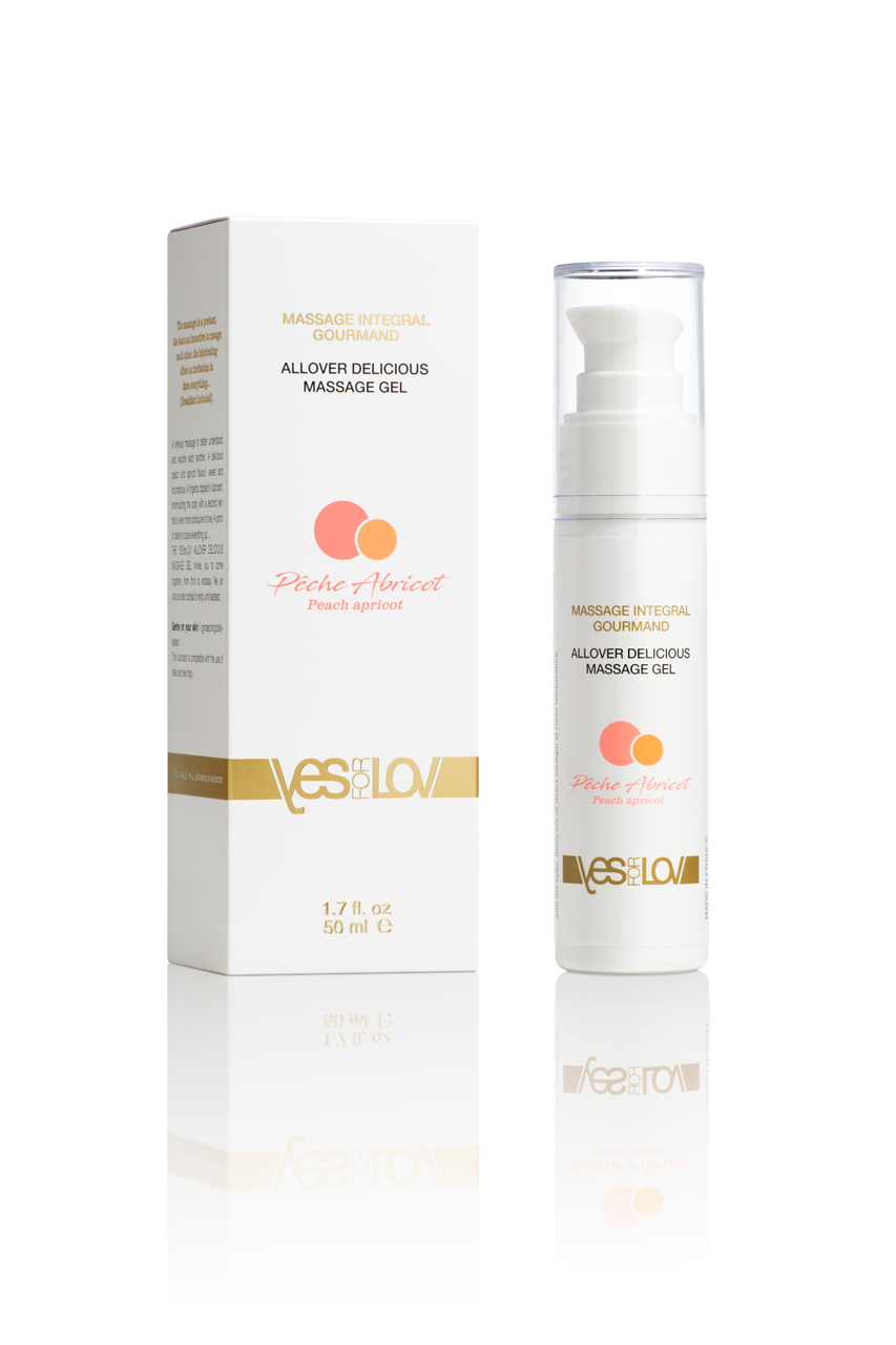 Delicious Allover Massage Gel - Peach/Apricot 50ml