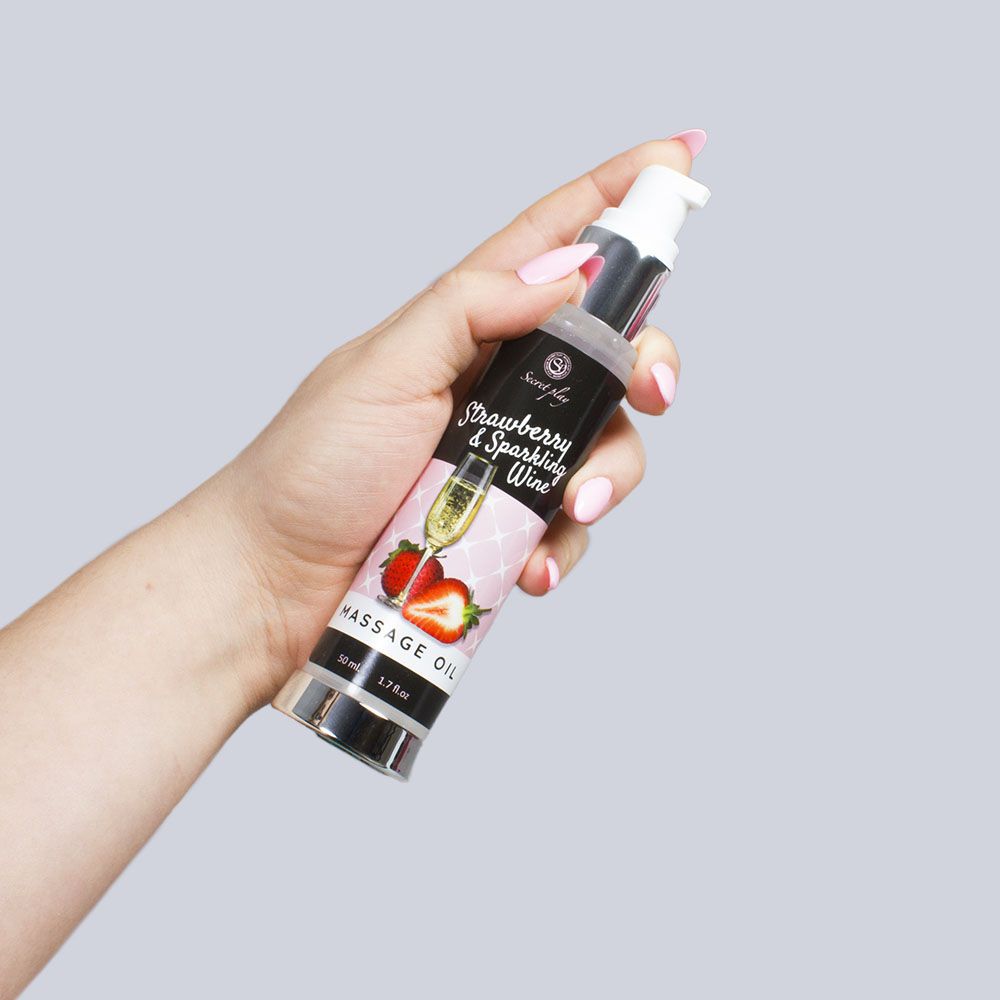 Strawberry & Sparkling Wine Massage Oil