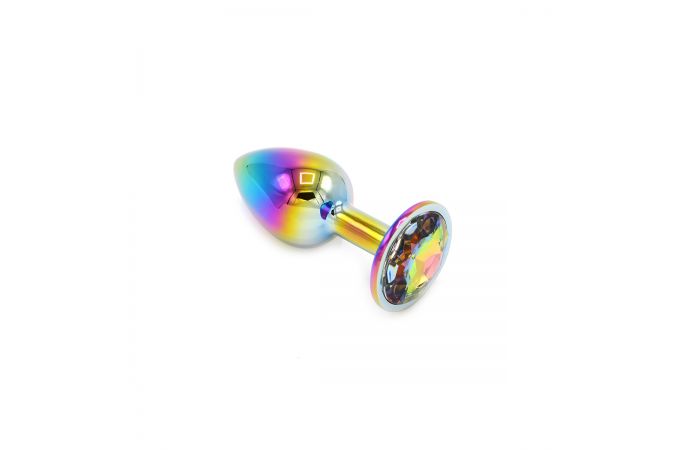 Rainbow Buttplug with Gem Bioconcept Baltics Rainbow Buttplug with Gem Bioconcept Baltics