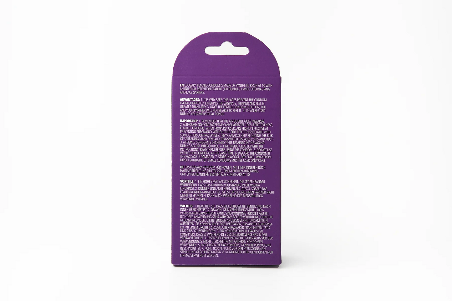 Loovara Female Condoms Latex-Free 3pc