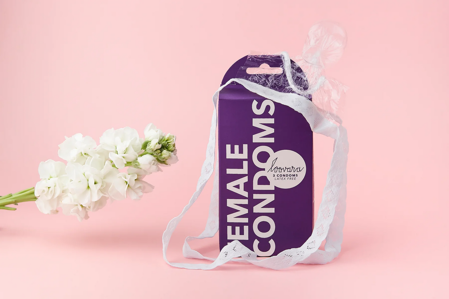 Loovara Female Condoms Latex-Free 3pc