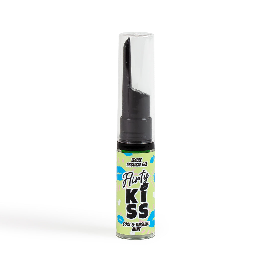 Flirty Kiss Edible Arousal Gel - Strawberry And Mint