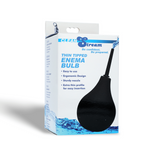 Thin tip silicone enema bulb