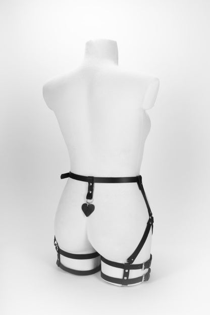 Harness for Her - Heart on Back Double Straps