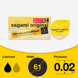 Sagami Original 0.02mm XL-size 6pc pack