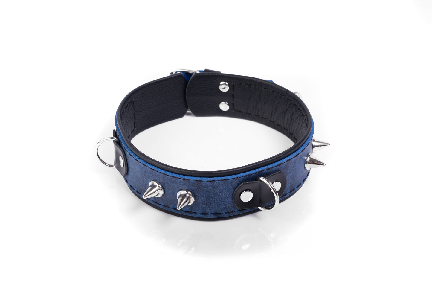 Collar Crazy Horse Blue L