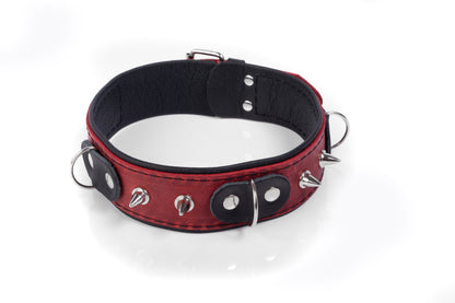 Collar Crazy Horse Red S