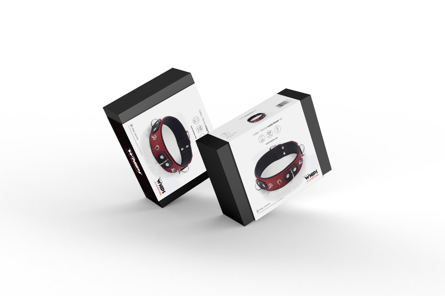 Collar Crazy Horse Red S
