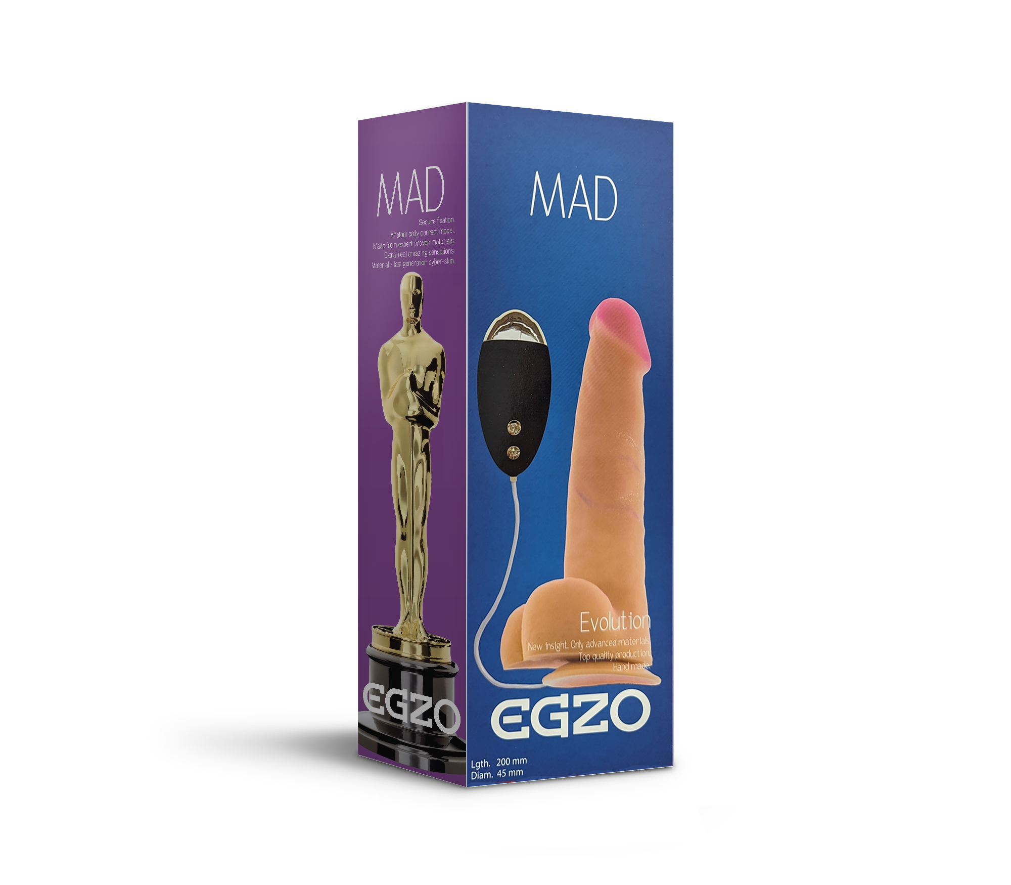 Oscar Egzo Vibrating Dildo w/ Remote