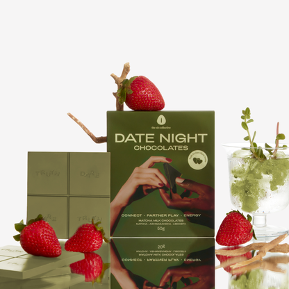 Date Night Chocolates White chocolate Strawberry & Matcha