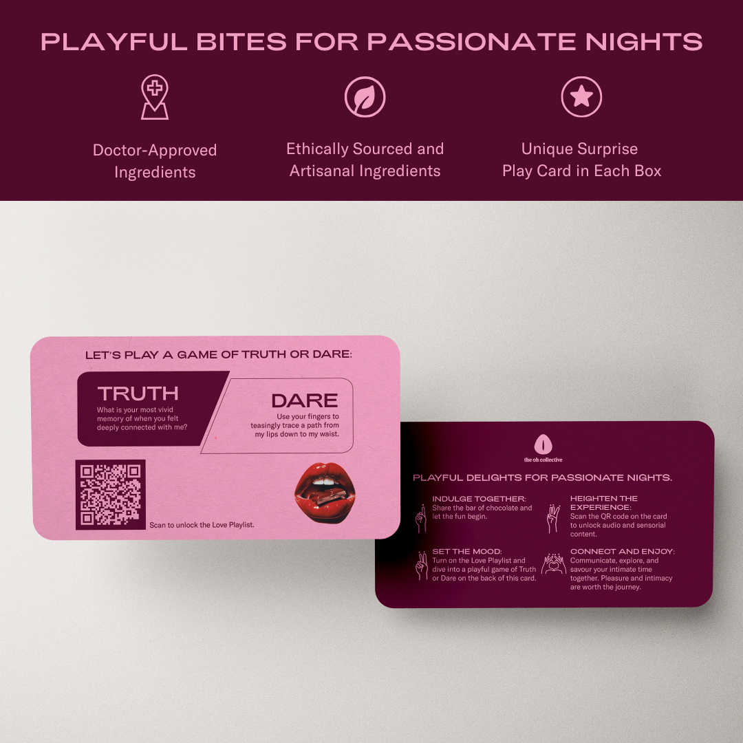 Date Night Chocolates Dark Chocolate & Popping Strawberry