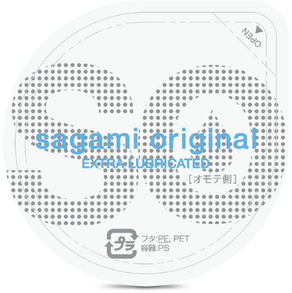 Sagami Original 0.02mm Extra Lube Polyurethane condoms 1pc