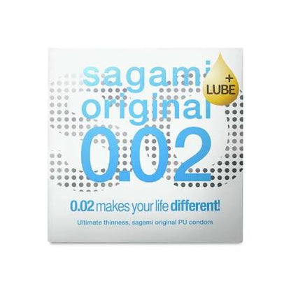 Sagami Original 0.02mm Extra Lube Polyurethane condoms 1pc