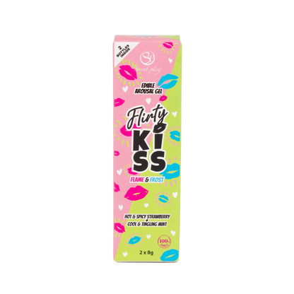 Flirty Kiss Edible Arousal Gel - Strawberry And Mint