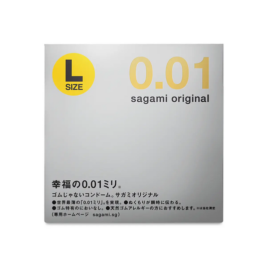 Sagami Original 0.01mm L-size Polyurethane condoms 1pc