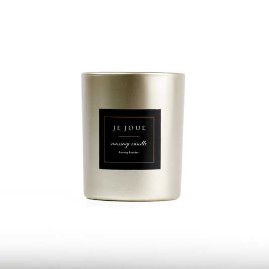 Luxury Massage Candle - Luxury Leather 100g