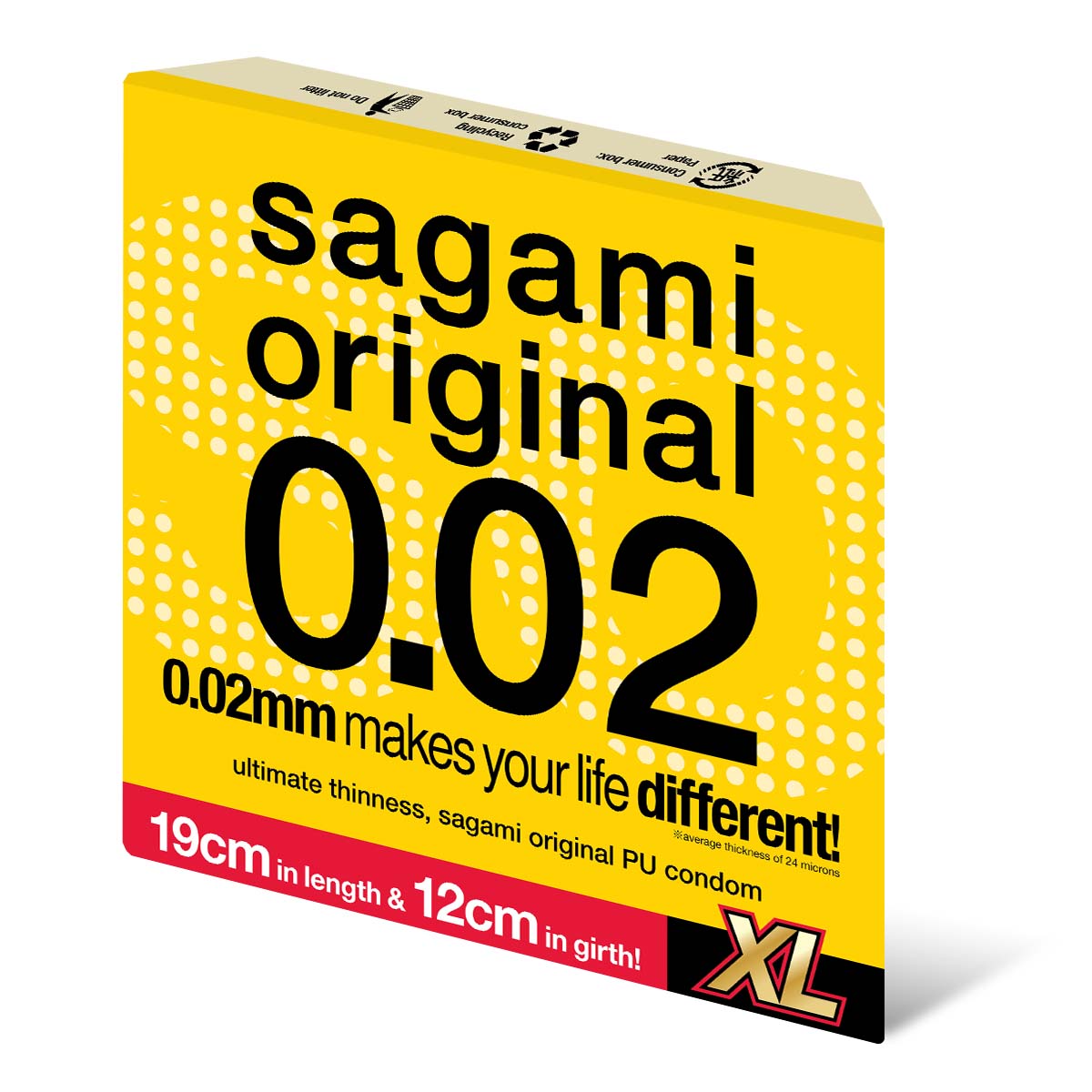 Sagami Original 0.02mm XL-size 1pc pack