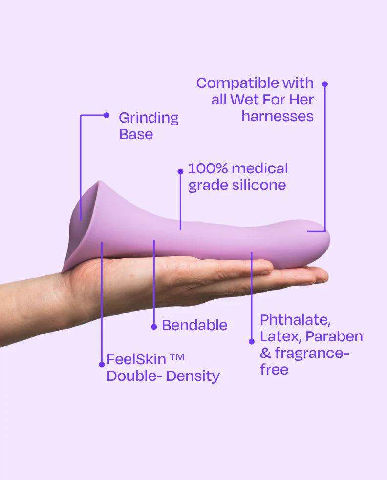 Fusion Feelskin™ Strap-on Dildo with Grinding Base