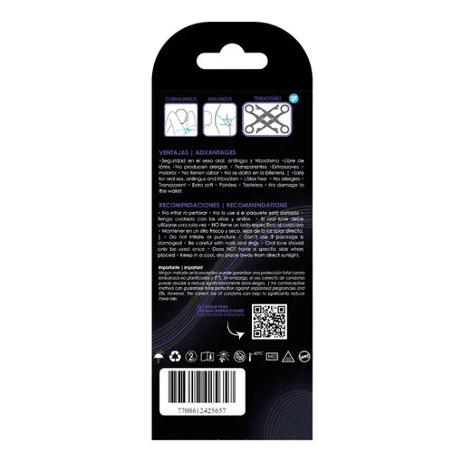 Uniq Oral Dental Dam Latex-Free 3pc