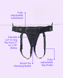 StrapHer Adjustable Jock style Strap-on Harness