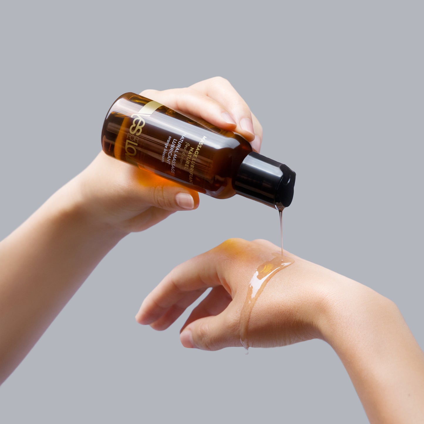 Natural Massage Lubricant with Organic Oils and Orange Blossom 100ml