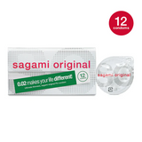 Sagami 0.02 mm Ultra thin latex-free (Polyurethane) condoms 12pc