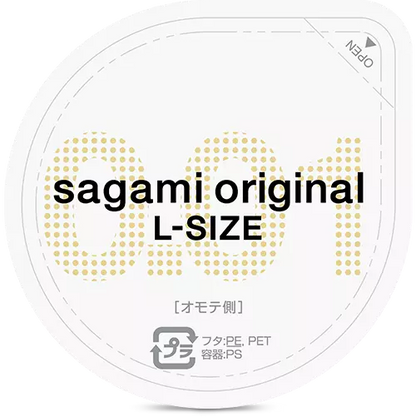 Sagami Original 0.01mm L-size Polyurethane condoms 5pc