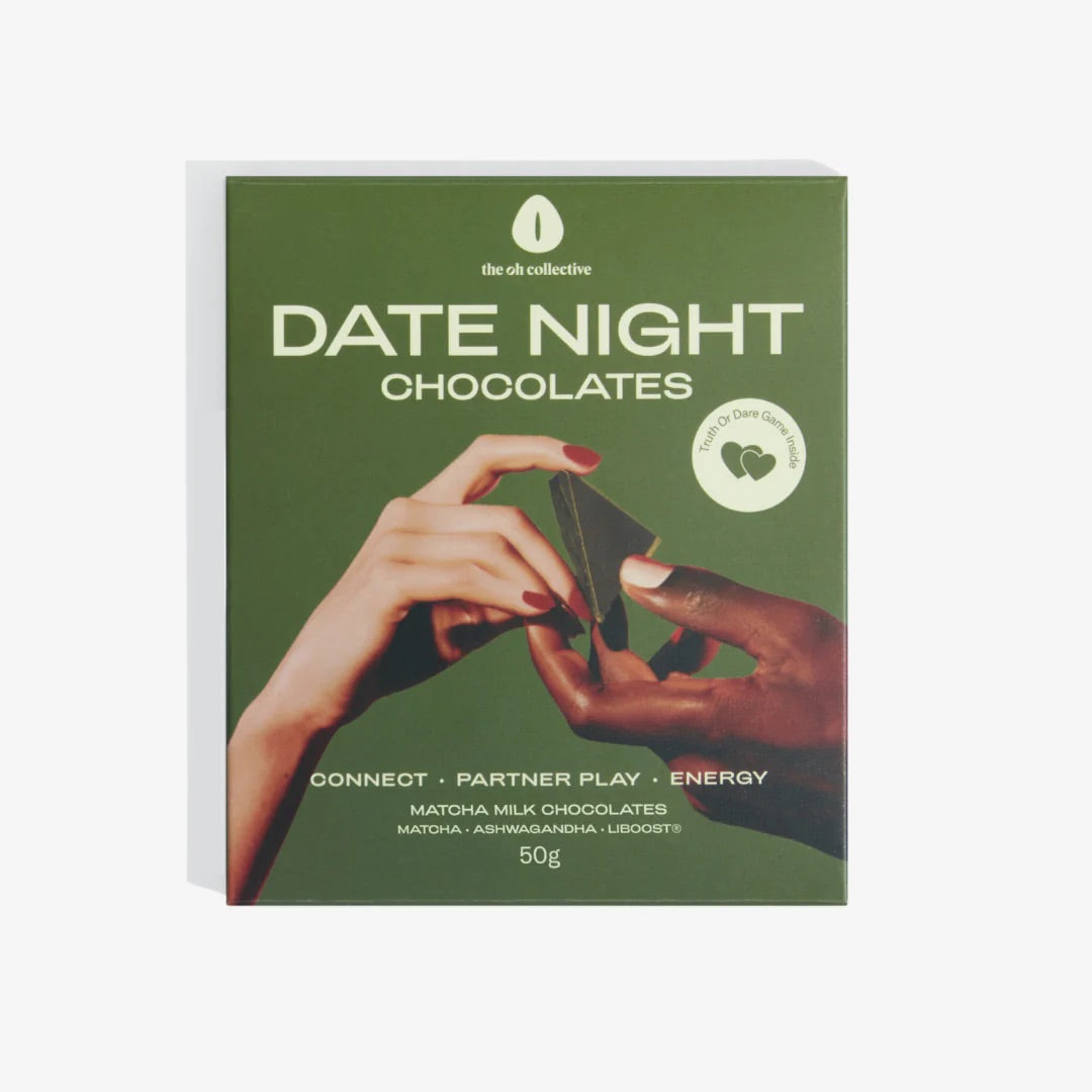 Date Night Chocolates White chocolate Strawberry & Matcha