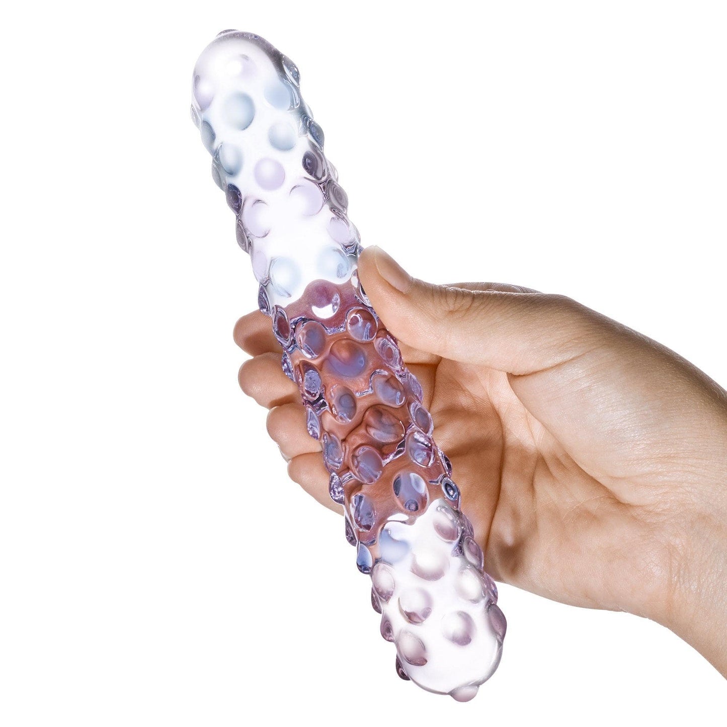 Nubbi Textured Glass Dildo