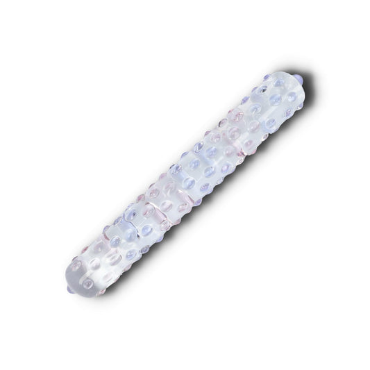 Nubbi Textured Glass Dildo