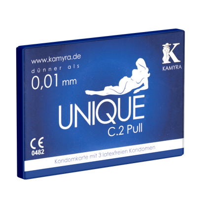 Unique C.2 Pull Latex Free Condoms 3pc