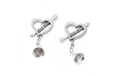 Heart Shaped Spring Nipple Clamps