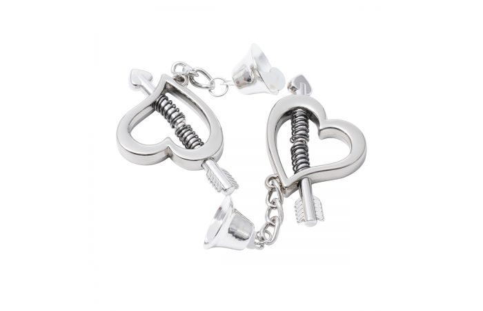 Heart Shaped Spring Nipple Clamps
