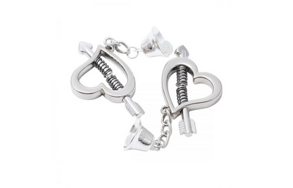 Heart Shaped Spring Nipple Clamps