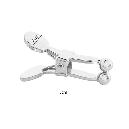 Ball Tip Nipple Clamps Silver