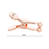 Ball Tip Nipple Clamps Rose Gold