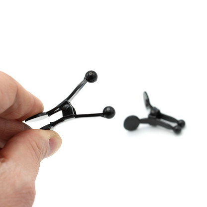 Ball Tip Nipple Clamps Black