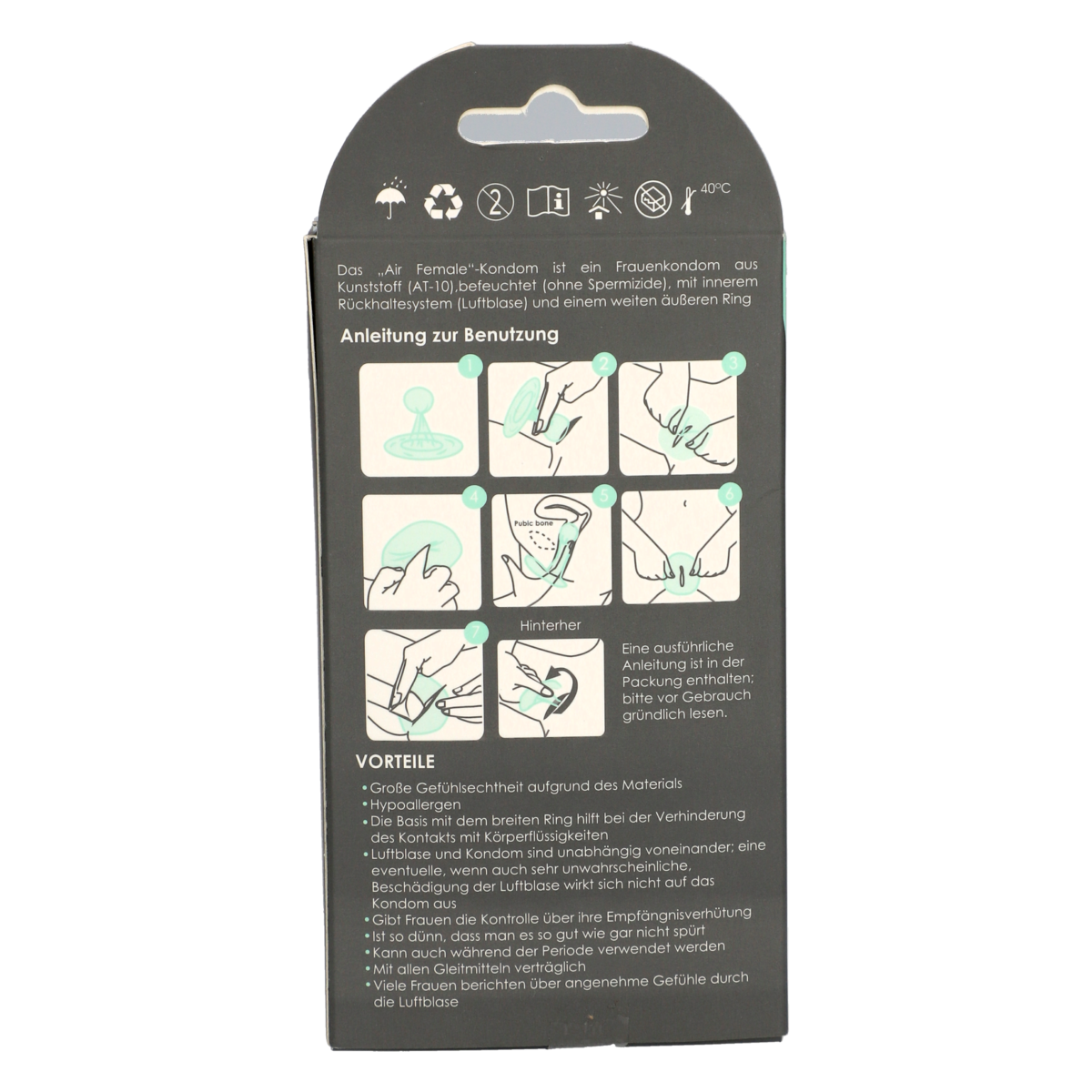 Uniq Female Condom Air Latex-Free N3