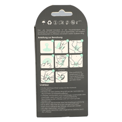 Uniq Female Condom Air Latex-Free N3