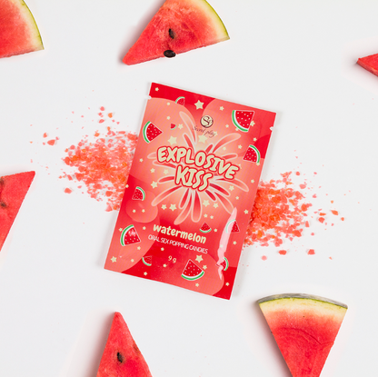 Explosive Kiss Watermelon Popping Candies 9g