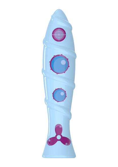 Blue Submarine Porcelain Dildo