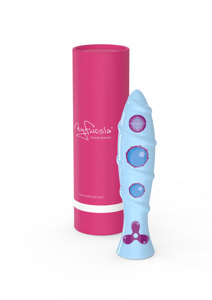 Blue Submarine Porcelain Dildo