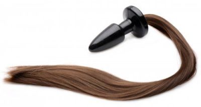 Brunette Pony Tail Anal Plug - Tailz